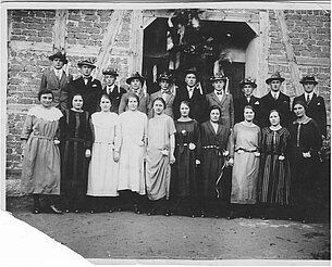 Gruppenfoto Kirmes 1926 Gruppenfoto der Kirmesgesellschaft 1926